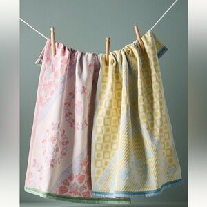 Anthropologie Micaela Jacquard Dish Towels, Set of 2